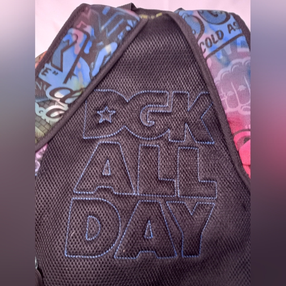 Colorful Graphic DCK Backpack - Picture 3 of 11